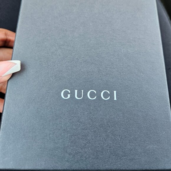 Gucci Soho Leather Zip Around Black Wallet with Tassel - Picture 2 of 4